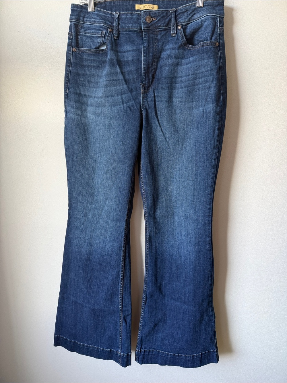 Shyanne Women's Dark Blue Flare Jeans